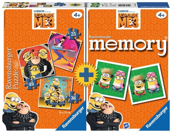 Ravensburger (21309) - "Minions" - 25 36 49 piezas