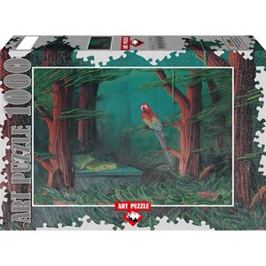 Art Puzzle (61015) - Ahmet Yesil: "The Guest of the Forest" - 1000 piezas