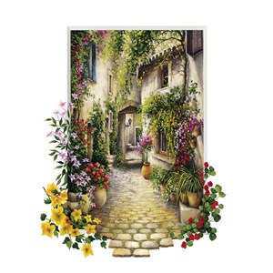Educa (16652) - "In the Small Flower Village" - 1000 piezas