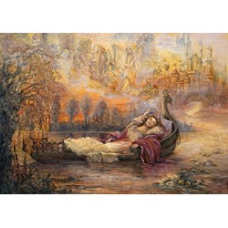 Grafika (T-00260) - Josephine Wall: "Dreams of Camelot" - 2000 piezas