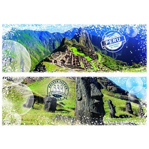 Grafika (T-00230) - "Chile and Peru" - 1000 piezas