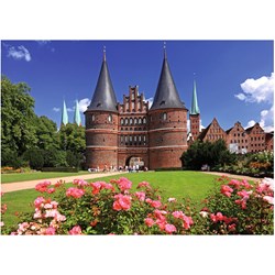 Ravensburger (19459) - "Lübeck, Holstentor, Germany" - 1000 piezas