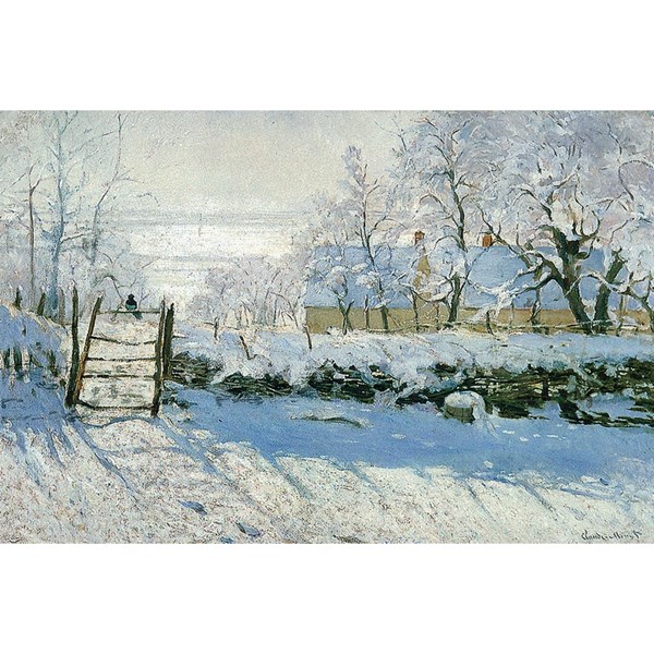 Puzzle Michele Wilson (C803-80) - Claude Monet: "The Magpie" - 80 piezas
