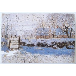 Puzzle Michele Wilson (C803-80) - Claude Monet: "The Magpie" - 80 piezas