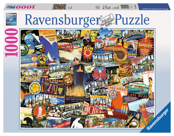 Ravensburger (19212) - "On the Road!" - 1000 piezas