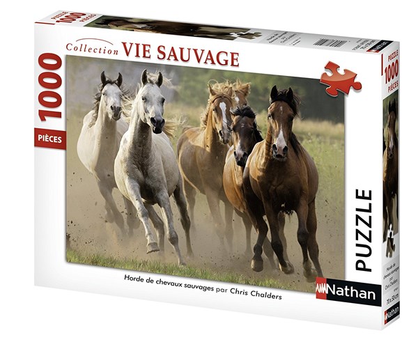 Nathan (87561) - "Herd of Wild Horses" - 1000 piezas