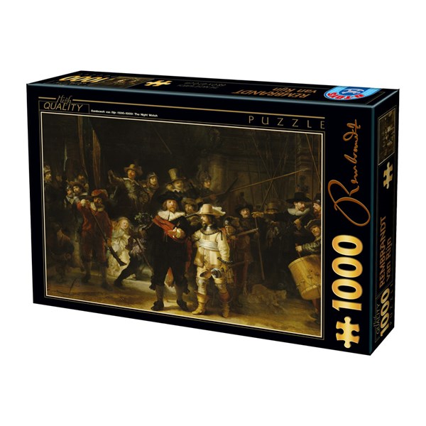 D-Toys (73792-1) - Rembrandt: "Night Watch" - 1000 piezas