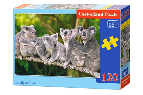 Castorland (B-13289) - "Koalas" - 120 piezas