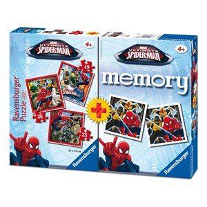 Ravensburger (07359) - "Spiderman + Memory" - 25 36 49 piezas