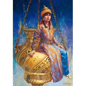 Educa (14723) - Kamil Aslanger: "Oil Lamp" - 500 piezas