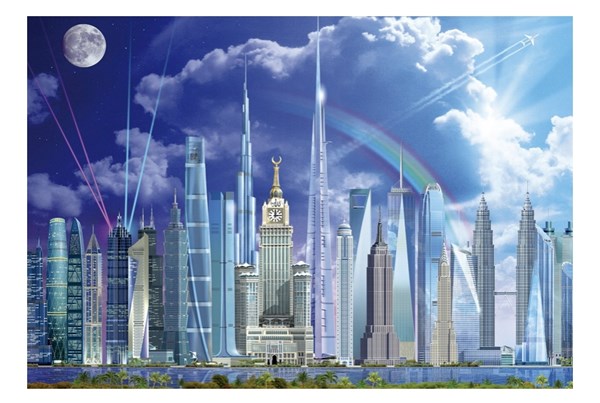 Educa (16287) - "Tall Buildings" - 1000 piezas