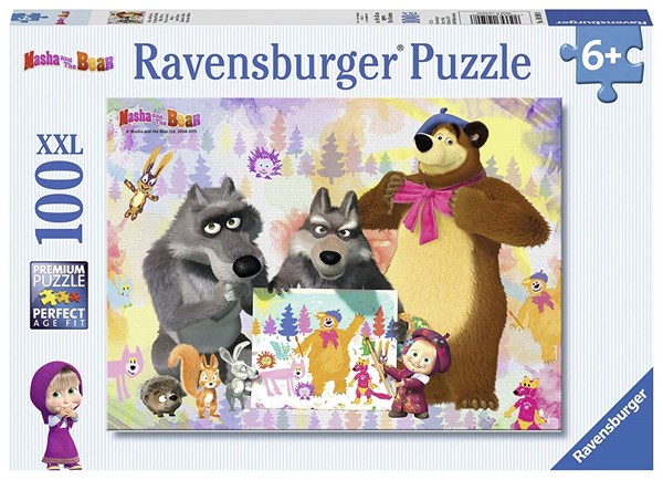 Ravensburger (10590) - "Masha and the Bear" - 100 piezas