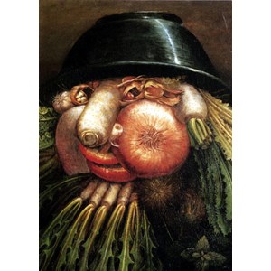 Grafika Kids (00215) - Giuseppe Arcimboldo: "The Greengrocer" - 24 piezas