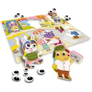 Ludattica (52486) - "Animated Puzzle" - 18 piezas