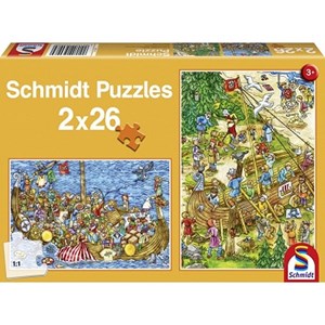 Schmidt Spiele (56008) - "Vikings" - 26 piezas