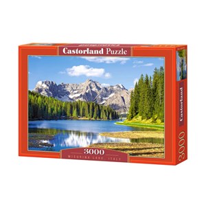 Castorland (C-300198) - "Misurina Lake, Italy" - 3000 piezas