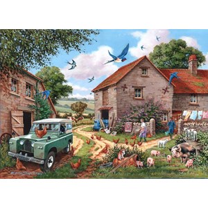The House of Puzzles (3084) - "Farmers Wife" - 500 piezas