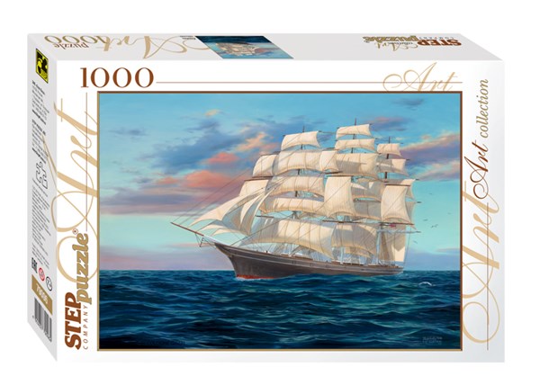 Step Puzzle (79096) - "Sailing Ship" - 1000 piezas