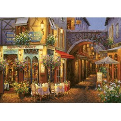 Art Puzzle (4632) - "Restaurant, Salon de Thé: Au Comte Roger" - 1500 piezas