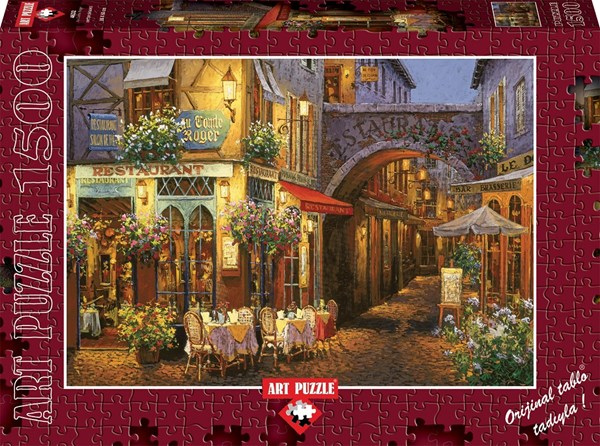 Art Puzzle (4632) - "Restaurant, Salon de Thé: Au Comte Roger" - 1500 piezas