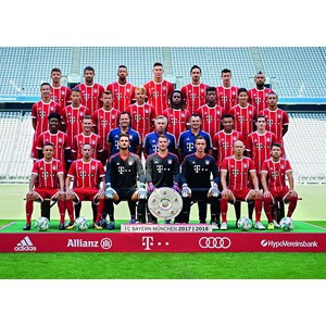 Ravensburger (19758) - "FC Bayern München Season 2017/2018" - 1000 piezas