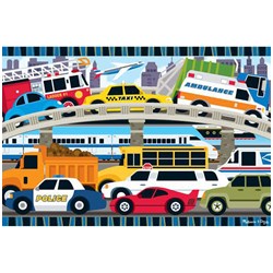 Melissa and Doug (4421) - "Traffic Jam" - 24 piezas