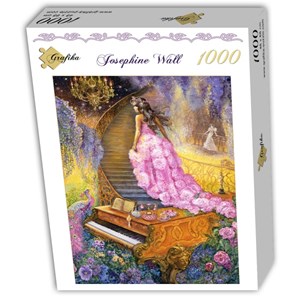 Grafika (T-00054) - Josephine Wall: "Melody in Pink" - 1000 piezas