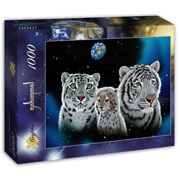 Grafika (T-00419) - Schim Schimmel, William Schimmel: "Gentle Family" - 1000 piezas