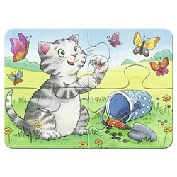 Ravensburger (06951) - "Cute Pets" - 2 4 6 8 piezas