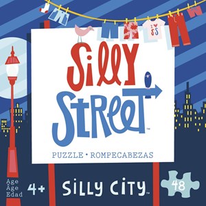 Buffalo Games (39602) - "Silly City (Silly Street)" - 48 piezas