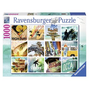 Ravensburger (19506) - "Surfer Collage" - 1000 piezas
