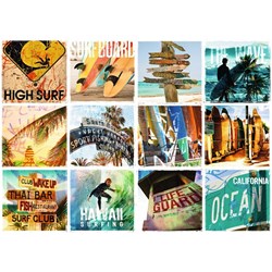 Ravensburger (19506) - "Surfer Collage" - 1000 piezas