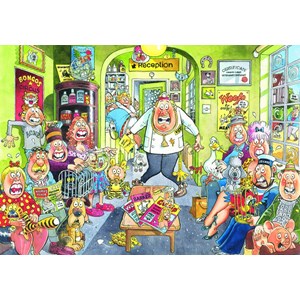 Jumbo (13216) - "Uproar At The Vets" - 1000 piezas