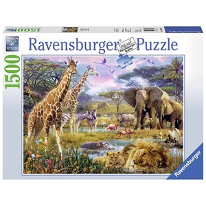 Ravensburger (16333) - "Colorful Africa" - 1500 piezas