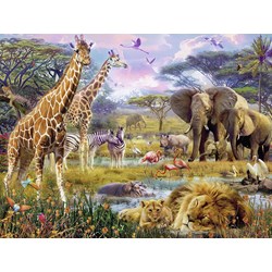 Ravensburger (16333) - "Colorful Africa" - 1500 piezas