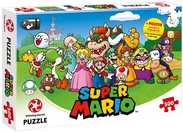 Winning Moves Games (11002) - "Super Mario" - 500 piezas
