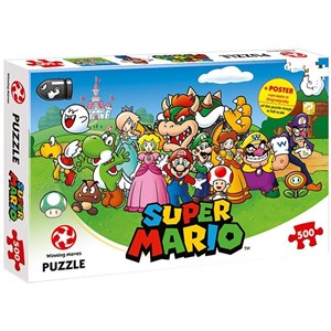 Winning Moves Games (11002) - "Super Mario" - 500 piezas