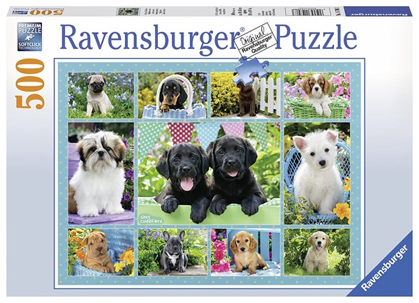 Ravensburger (14708) - "Pruning Dogs" - 500 piezas