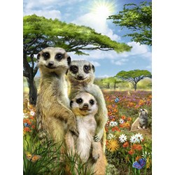 Ravensburger (14744) - "Suricates" - 500 piezas