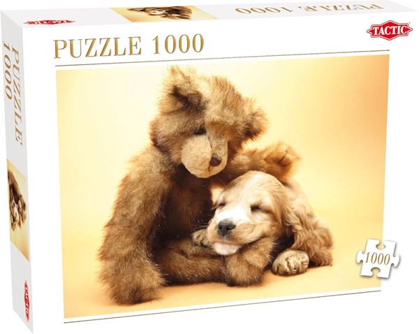 Tactic (40912) - "Puppy and A Teddy" - 1000 piezas