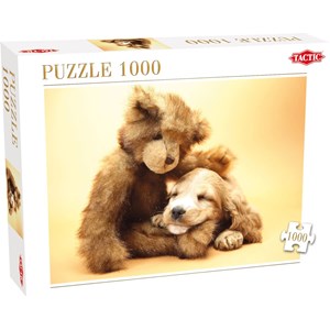 Tactic (40912) - "Puppy and A Teddy" - 1000 piezas