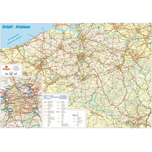 PuzzelMan (06107) - "Belgium map" - 1000 piezas