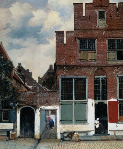 PuzzelMan (386) - Johannes Vermeer: "La callejuela" - 1000 piezas