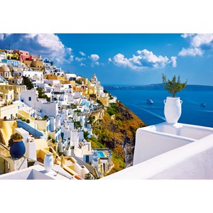 Trefl (26119) - "Santorini, Greece" - 1500 piezas