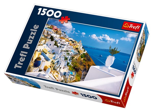 Trefl (26119) - "Santorini, Greece" - 1500 piezas
