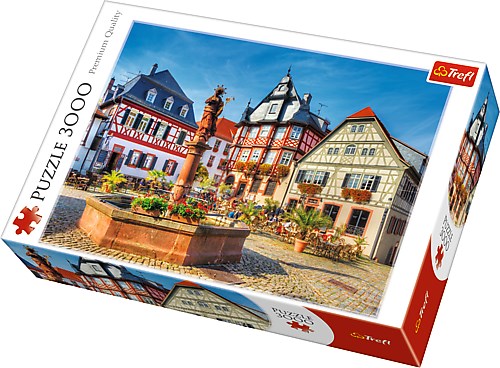 Trefl (33052) - "Market Square, Heppenheim, Germany" - 3000 piezas