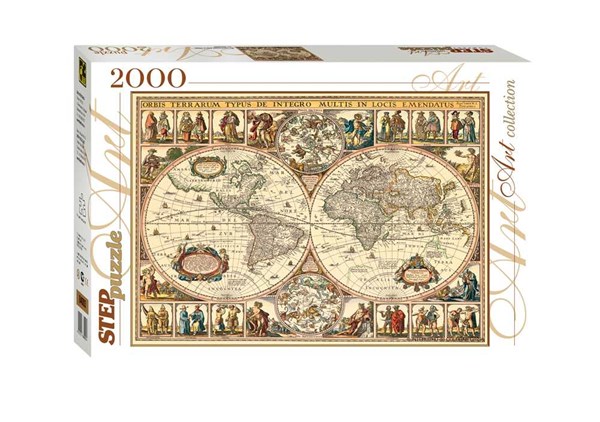 Step Puzzle (84003) - "World Map" - 2000 piezas