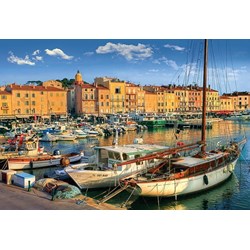 Trefl (26130) - "Old Port in Saint-Tropez" - 1500 piezas
