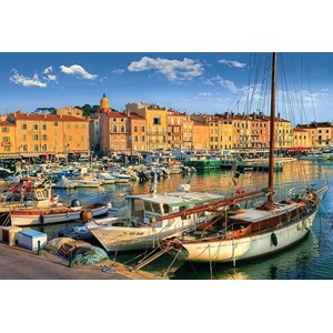 Trefl (26130) - "Old Port in Saint-Tropez" - 1500 piezas