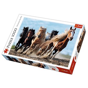 Trefl (10446) - "Galloping Horses" - 1000 piezas